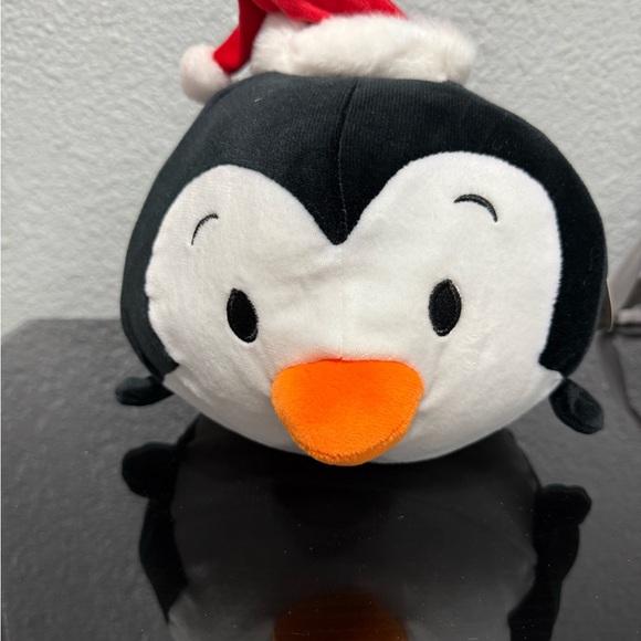 Set of 3 Bun Bun Stacking Plush Reindeer, Santa Hat Mouse & Penguin Stuffed Toys - Picture 2 of 7